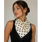 SILK SCARF - WHITE 