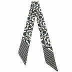 TWILLY SCARF - BLACK 