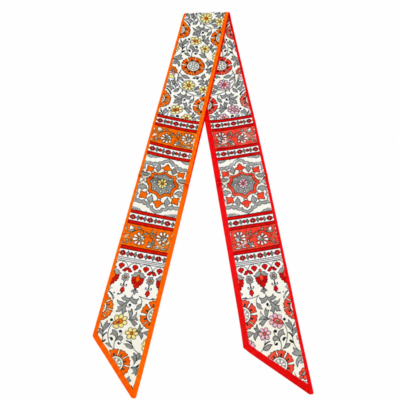 TWILLY SCARF - ORANGE 