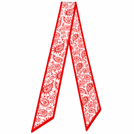 TWILLY SCARF - RED 