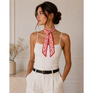 TWILLY SCARF - RED 