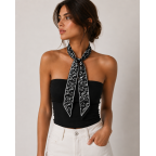 TWILLY SCARF - BLACK 