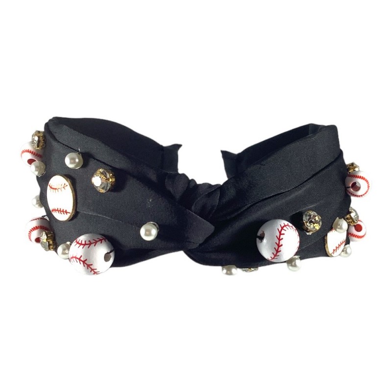 BASEBBALL HEADBAND - BLACK 