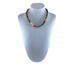 COLORFUL BEADED NECKLACE - MULTI