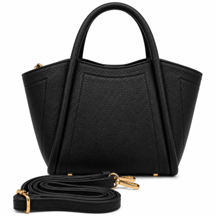 MEDIUM CROSSBODY - BLACK 