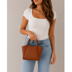 MINI CROSSBODY BAG - CAMEL 