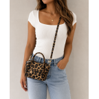 MINI CROSSBODY BAG - LEOPARD 