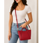 MEDIUM CROSSBODY - RED 