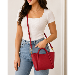 MEDIUM CROSSBODY - RED 