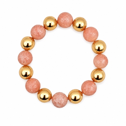 BEADED BRACELET - PINK 