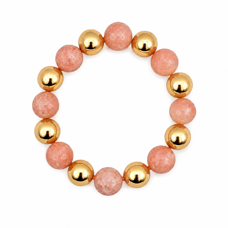 BEADED BRACELET - PINK 