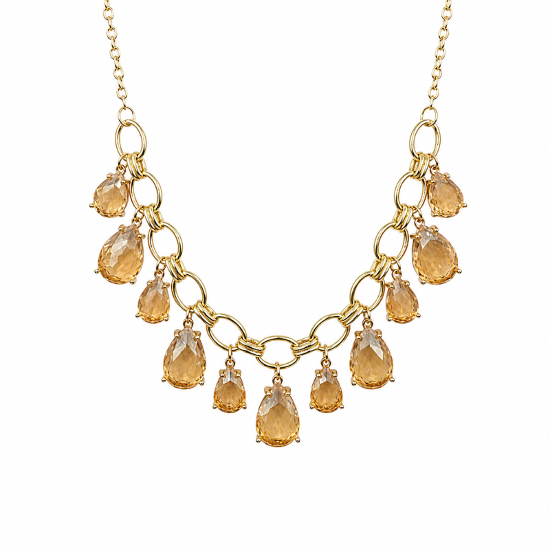 GEMSTONE NECKLACE - TOPAZ 