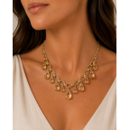 GEMSTONE NECKLACE - TOPAZ 