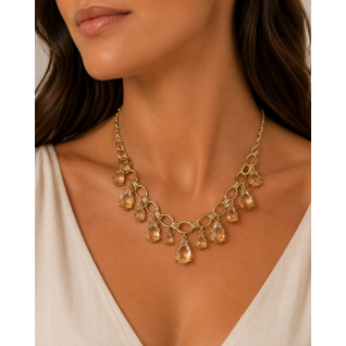 GEMSTONE NECKLACE - TOPAZ 