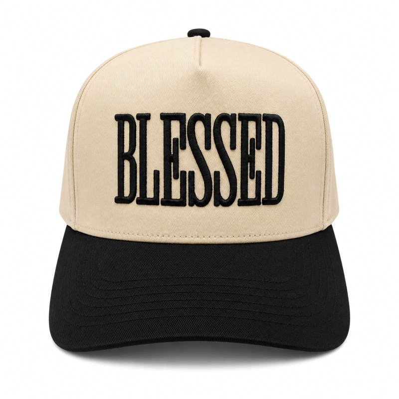 TRUCKER HAT - BLESSED BLACK 