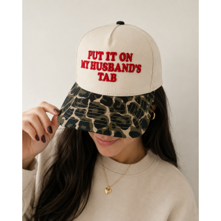 TRUCKER HAT - PUT IT ON MY HUSBAND'S TAB
