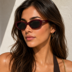 SUNGLASSES - BURGUNDY 