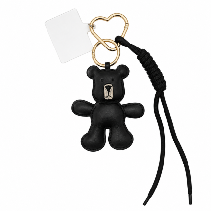BEAR KEYCHAIN - BLACK