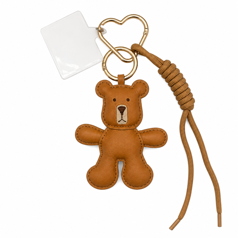 BEAR KEYCHAIN - BROWN 