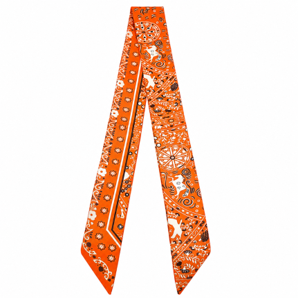 TWILLY SCARF - ORANGE 