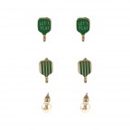 PICKLEBALL STUD SET - GREEN