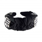 VOLLEYBALL KNOT HEADBAND - BLACK
