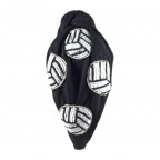 VOLLEYBALL KNOT HEADBAND - BLACK