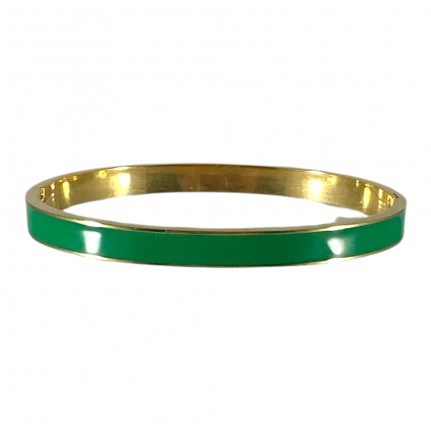 GOLD DIPPED GAME DAY BRACELET - GREEN 