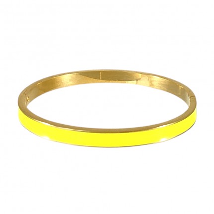 GOLD DIPPED GAME DAY BRACELET - YELLOW
