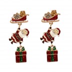 HOLIDAY EARRINGS - SANTA CLAUS