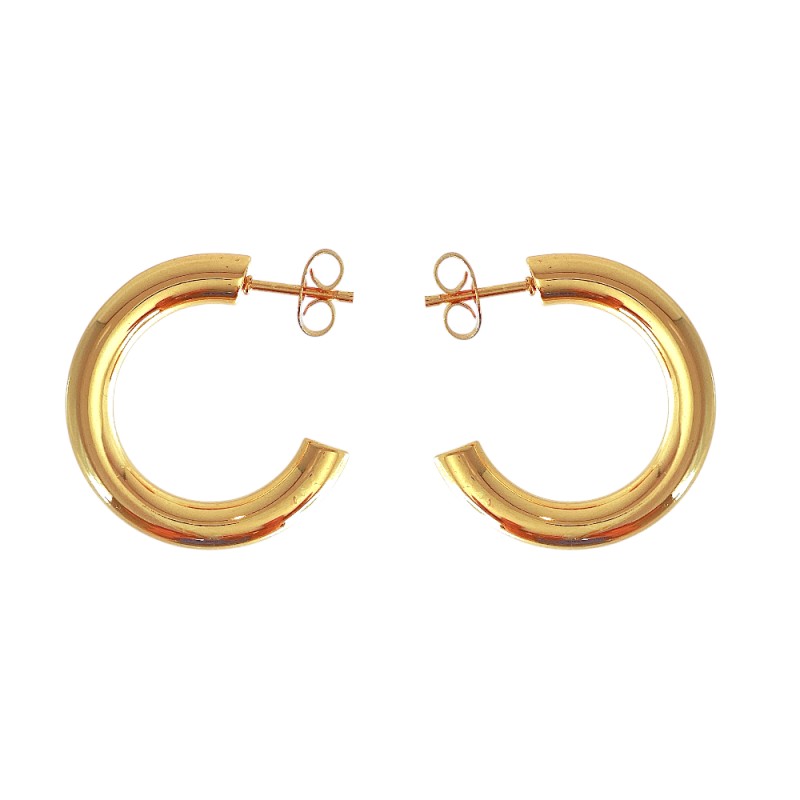 STAINLESS STEEL HOOP - GOLD 