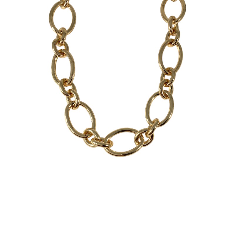 LINK CHAIN NECKLACE - GOLD DIPPED 