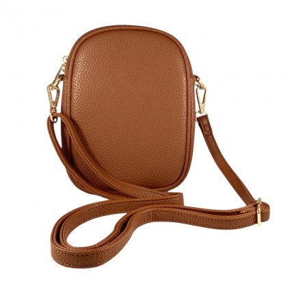 CROSSBODY HANDBAG - CAMEL