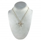 BRASS NECKLACE - BOW