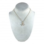 BRASS NECKLACE - CLOVER 