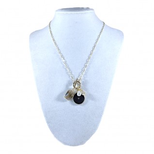 TOGGLE NECKLACE - BLACK 
