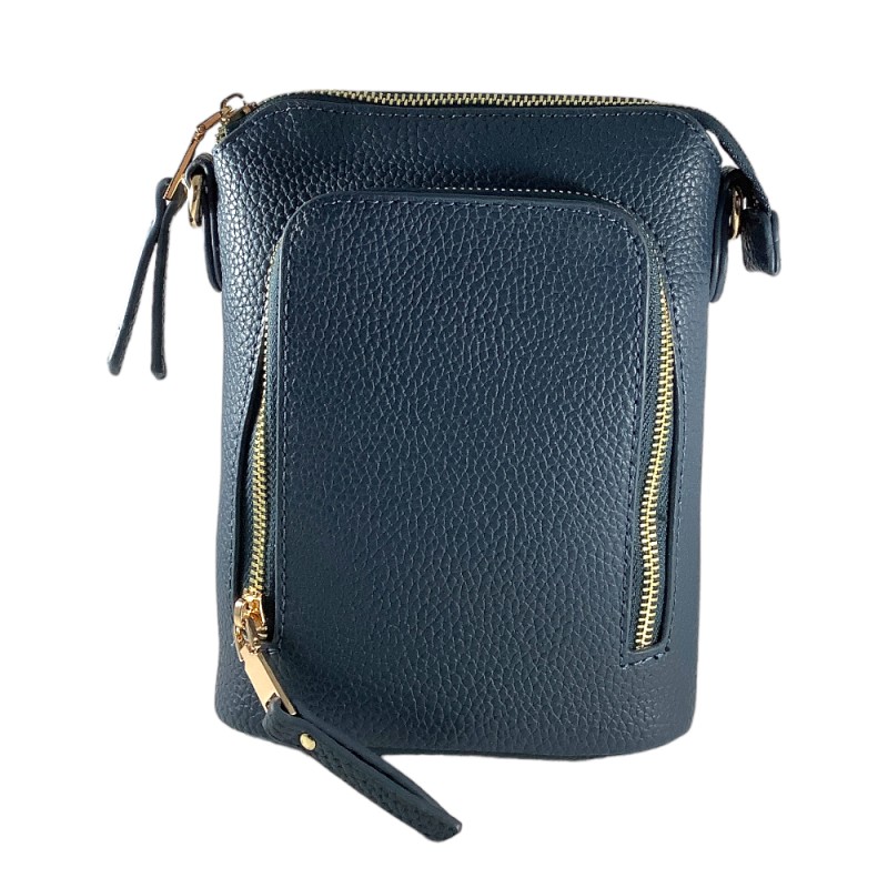 3 ZIPPER CROSSBODY - JEAN