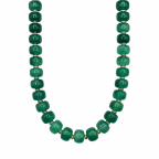 CHUNKY RESIN NECKLACE - GREEN 
