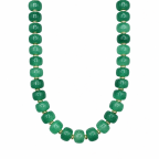 CHUNKY RESIN NECKLACE - LIGHT GREEN 