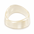 RESIN BANGLE - IVORY 