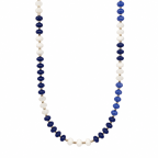 GAMEDAY NECKLACE - BLUE & WHITE 
