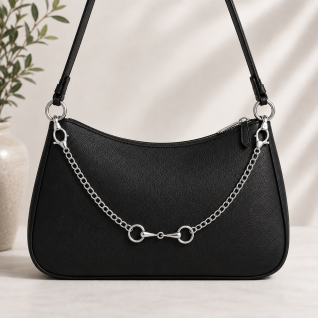HORSEBIT BAG CHARM - SILVER 