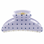 DOT CLAW HAIR CLIP - BLUE 