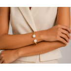 PEARL CUFF - GOLD 