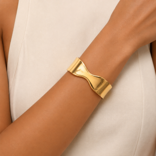 HINGE CUFF - GOLD 