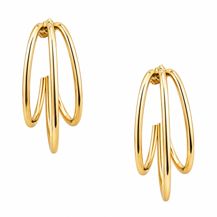 MULTI LOOP EARRINGS - GOLD 