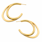 MULTI LOOP EARRINGS - GOLD 