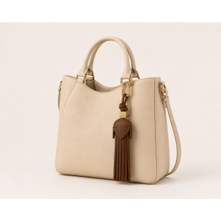 TASSEL KEYCHAIN - BROWN 