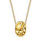 PENDANT DOUBLE NECKLACE - GOLD 