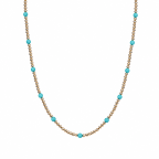 DOT NECKLACE - TURQUOISE